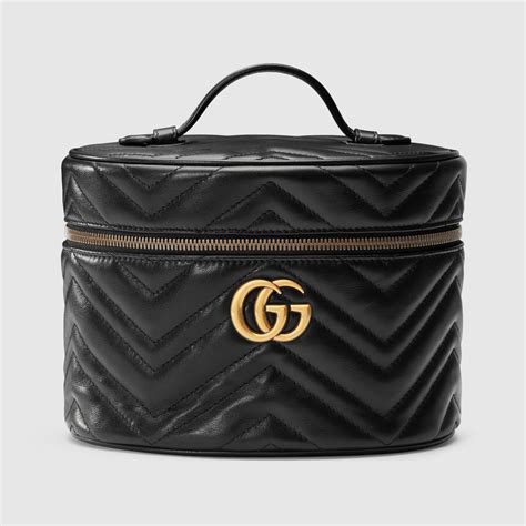 gucci cosmetic case replica|gucci marmont makeup bag.